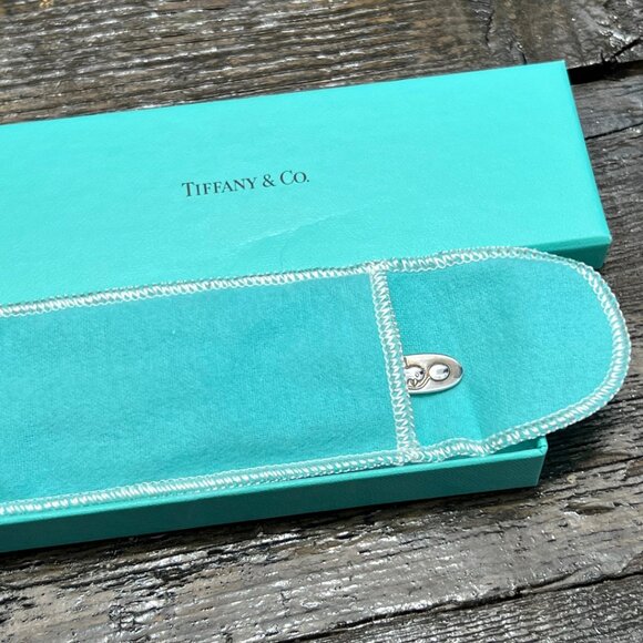 Tiffany & Co. Sterling Silver RARE Baby Feeding Spoon BOX Duck holding balloon - Picture 8 of 14